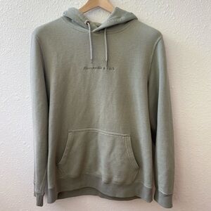 Abercrombie & Fitch Green Sweatshirt Relaxed Fit